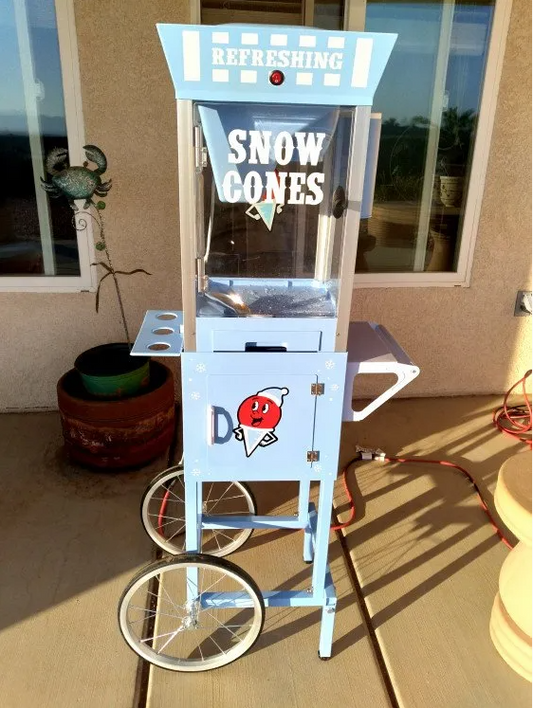 Snow Cone Machine Cart